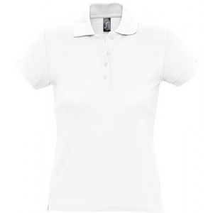 POLO PIQUÉ M/M 4 BOT PASSION BRANCO